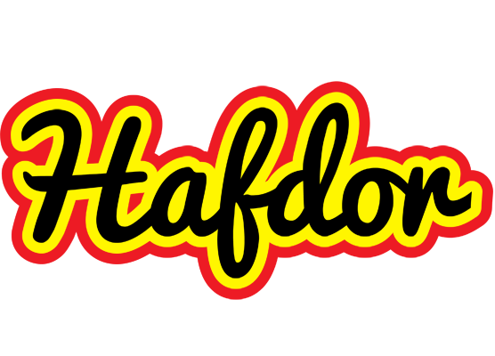 Hafdor flaming logo