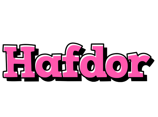 Hafdor girlish logo