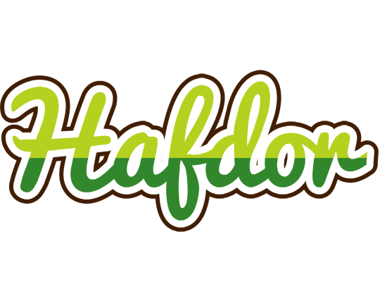 Hafdor golfing logo