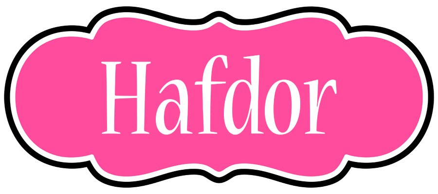 Hafdor invitation logo