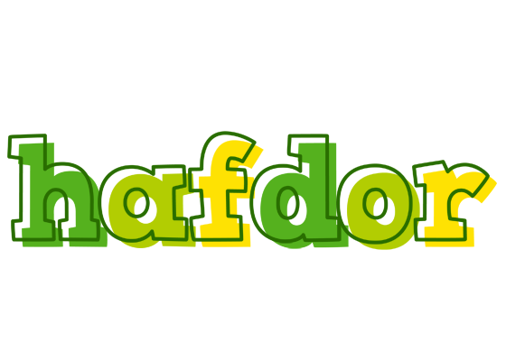Hafdor juice logo