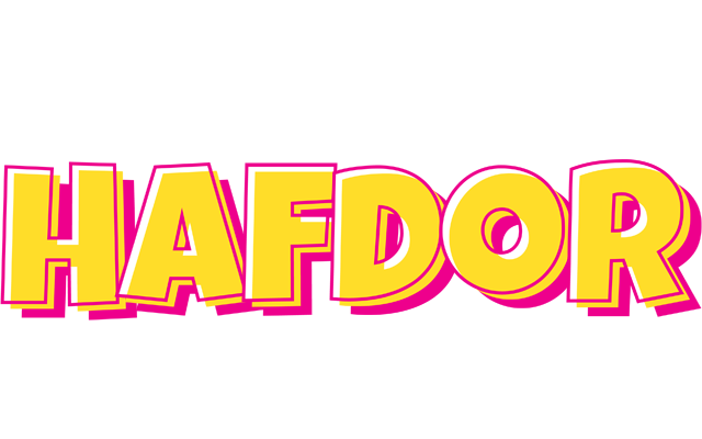 Hafdor kaboom logo