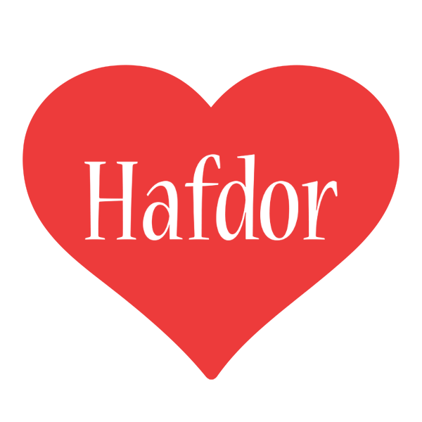 Hafdor love logo