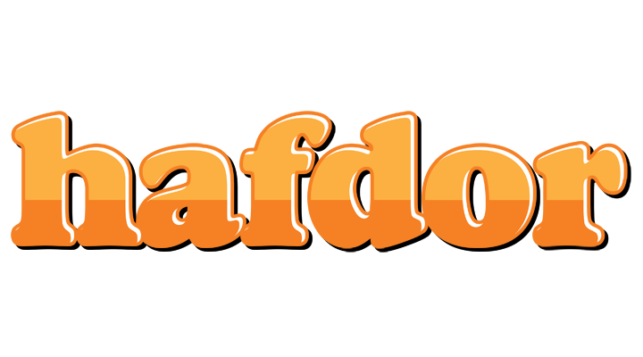 Hafdor orange logo