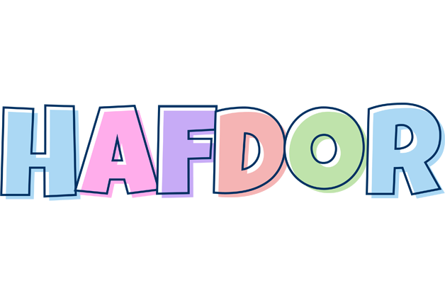 Hafdor pastel logo