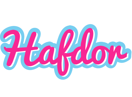 Hafdor popstar logo
