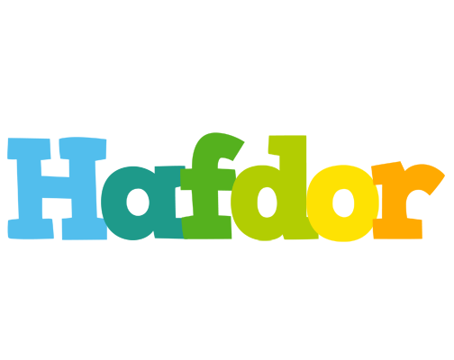 Hafdor rainbows logo