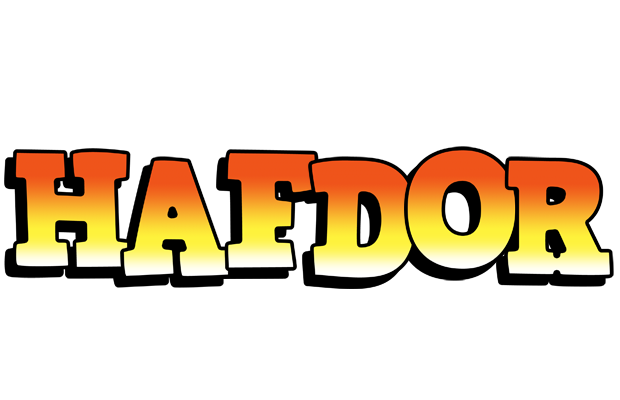 Hafdor sunset logo