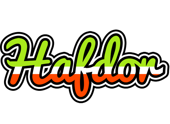 Hafdor superfun logo