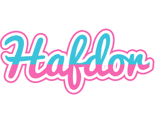 Hafdor woman logo