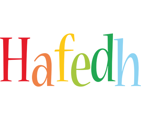Hafedh birthday logo