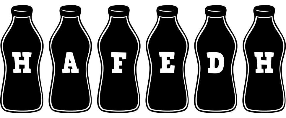 Hafedh bottle logo