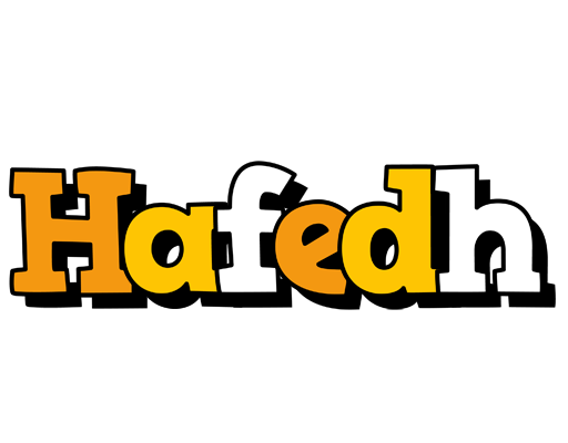 Hafedh cartoon logo