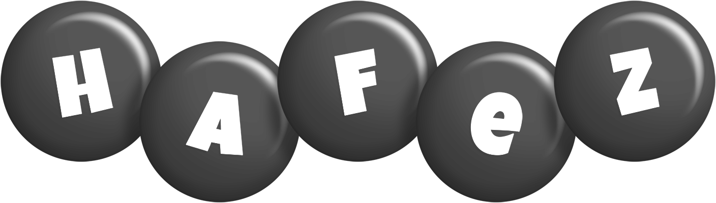 Hafez candy-black logo