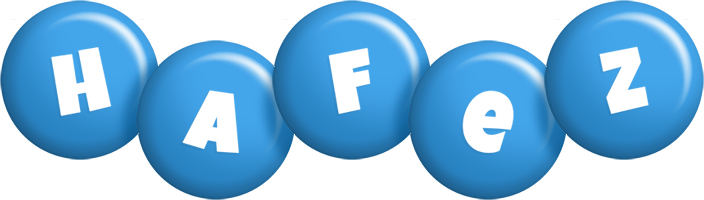 Hafez candy-blue logo