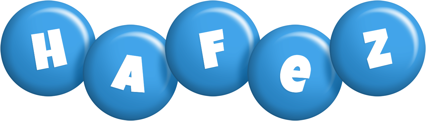 Hafez candy-blue logo