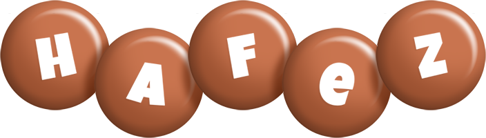 Hafez candy-brown logo