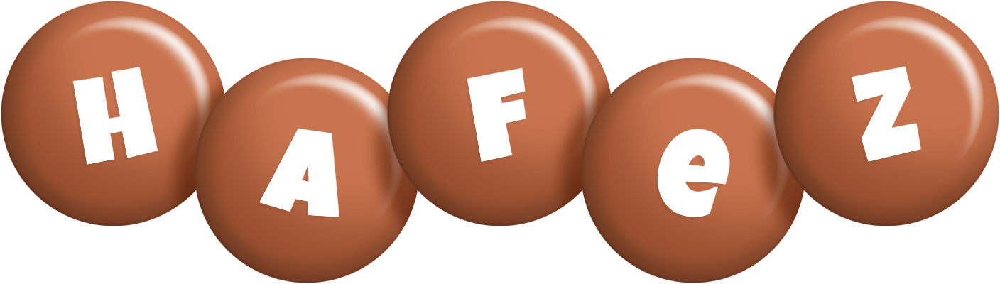 Hafez candy-brown logo
