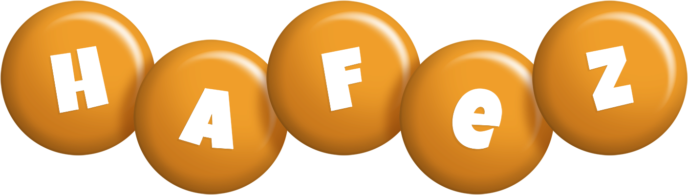 Hafez candy-orange logo