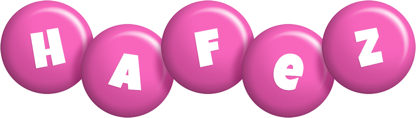 Hafez candy-pink logo