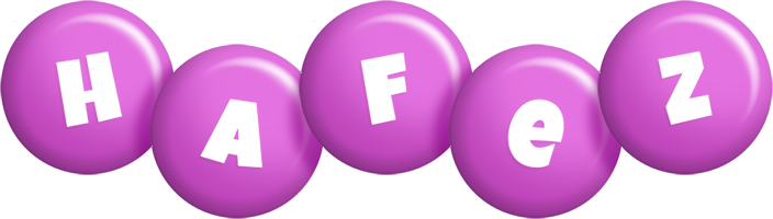 Hafez candy-purple logo