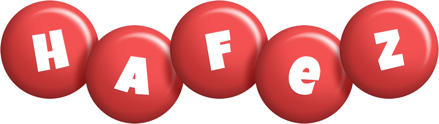 Hafez candy-red logo
