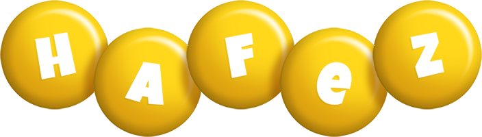 Hafez candy-yellow logo