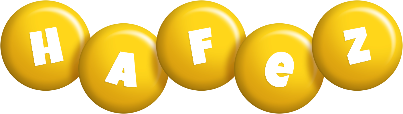 Hafez candy-yellow logo