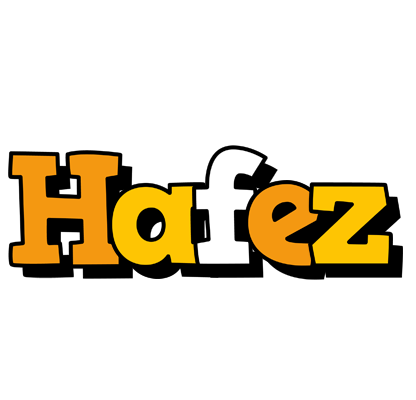 Hafez cartoon logo