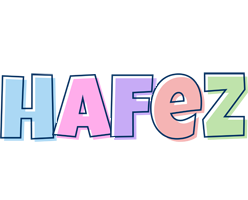 Hafez pastel logo