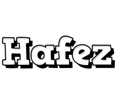 Hafez snowing logo