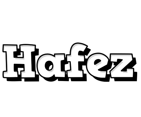 Hafez snowing logo