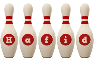 Hafid bowling-pin logo