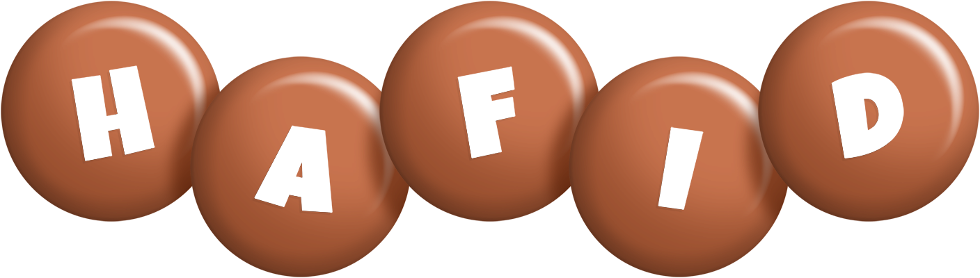 Hafid candy-brown logo