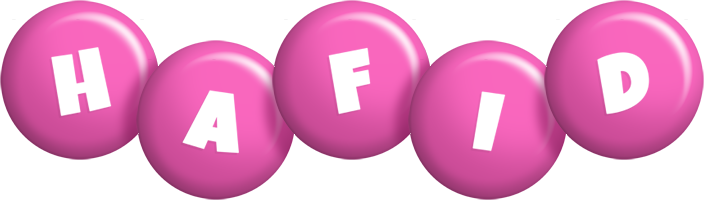 Hafid candy-pink logo