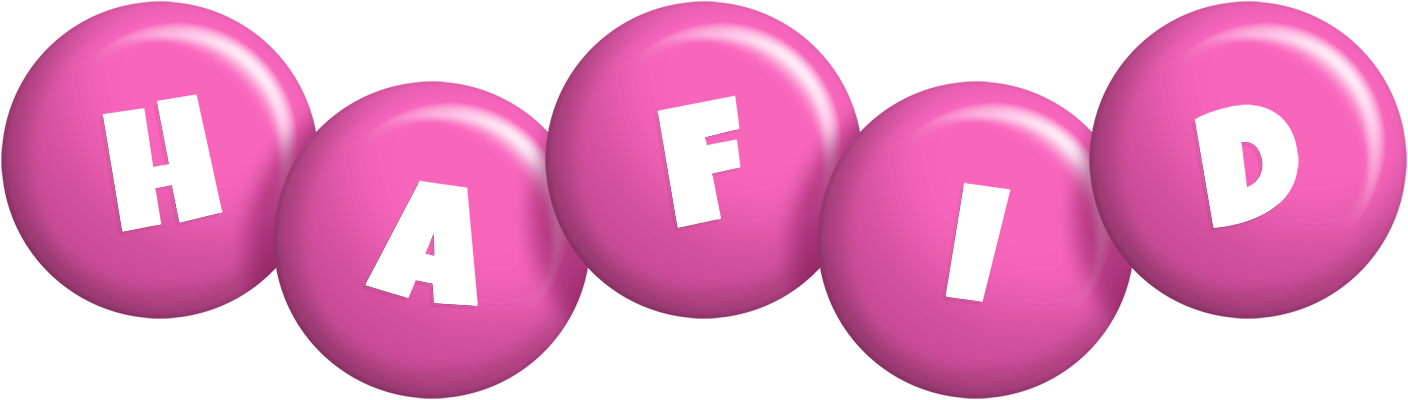 Hafid candy-pink logo