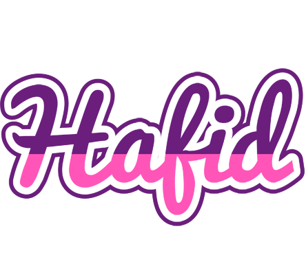 Hafid cheerful logo
