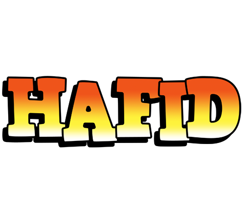 Hafid sunset logo