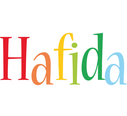 Hafida birthday logo