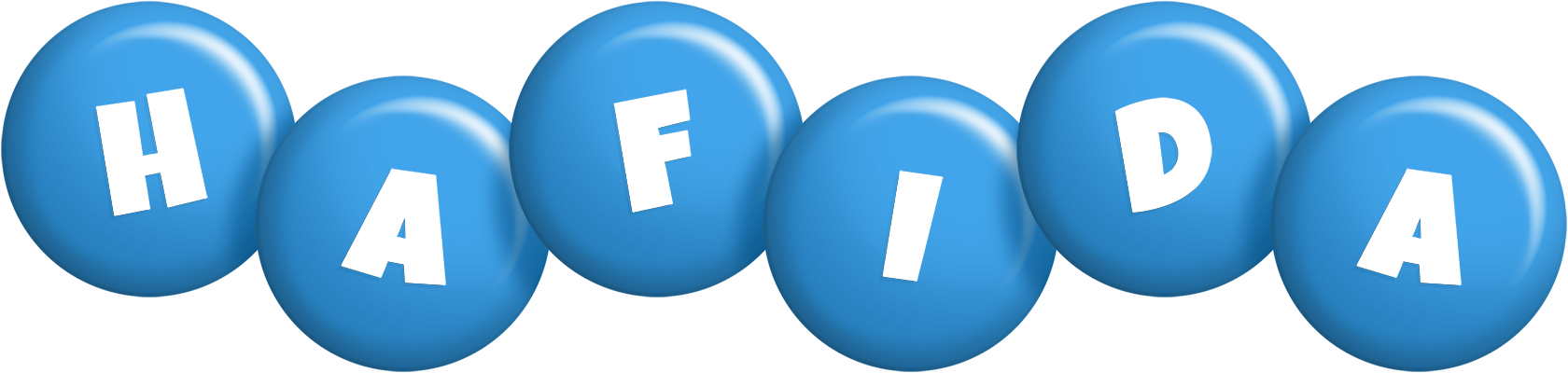 Hafida candy-blue logo
