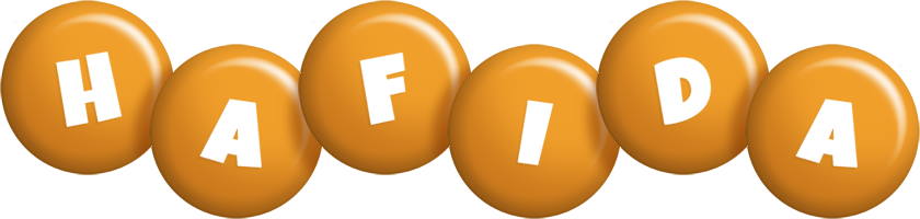 Hafida candy-orange logo