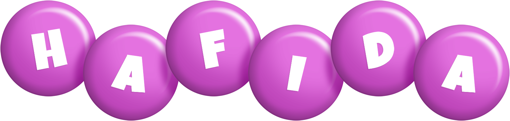 Hafida candy-purple logo