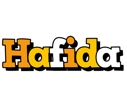 Hafida cartoon logo