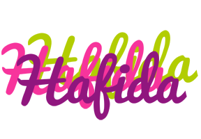 Hafida flowers logo