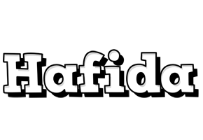 Hafida snowing logo