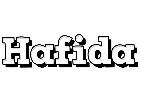 Hafida snowing logo
