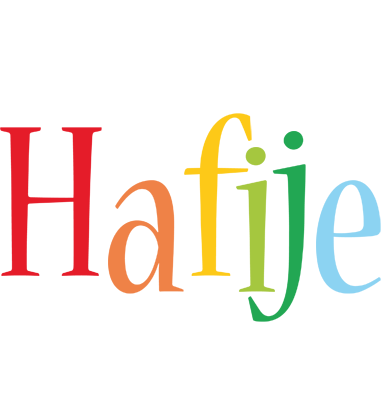 Hafije birthday logo