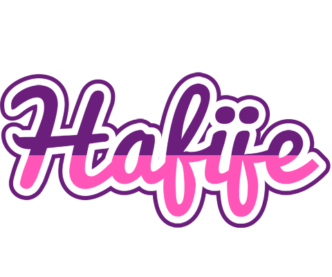 Hafije cheerful logo