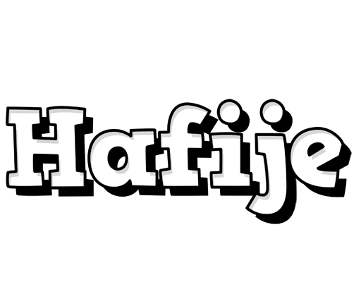 Hafije snowing logo