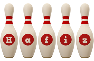 Hafiz bowling-pin logo